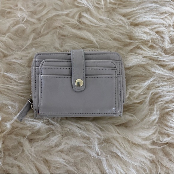 Cream Card Holder Coin Pouch Key Ring Wallet - Picture 2 of 6